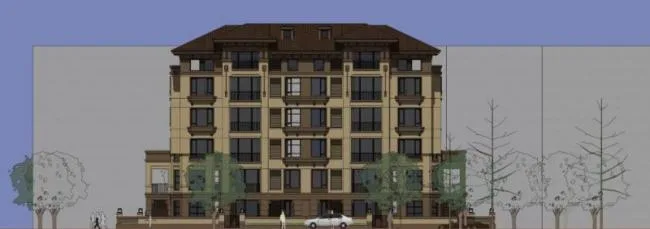 Sketchup Residential Model | Multi story Residence, Garden House, Residential Building, Classical Style