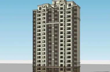 SketchUp Models: High-Rise Residential Buildings in Neoclassical Style-BIM WORLD