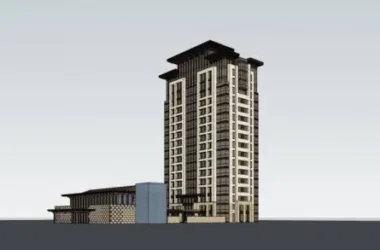 SketchUp Residential Models: High-Rise Buildings, Chinese-Style Clubs, and Housing Designs-BIM WORLD