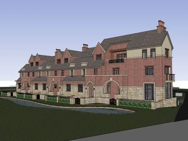 Sketchup Villa Model | Townhouse, Classical Style