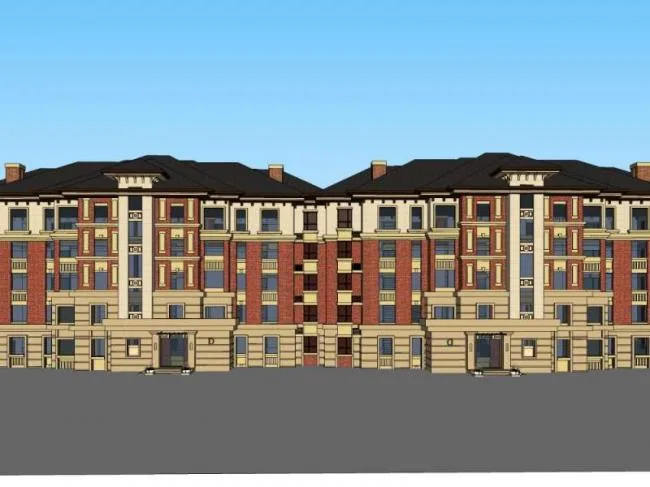 Sketchup Residential Model | Multi story Residence, Classical Style