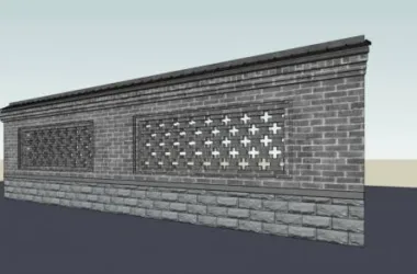 SketchUp Material Models: Walls, Chinese Style, Landscape Features, Components, and Textures-BIM WORLD