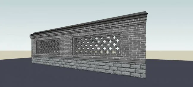 SketchUp Material Models: Walls, Chinese Style, Landscape Features, Components, and Textures