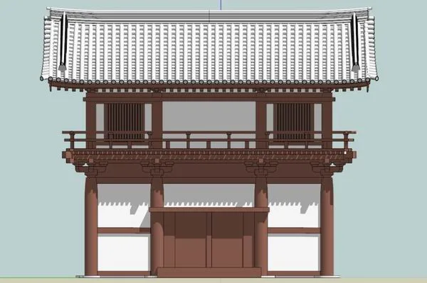 Sketchup Ancient Architecture Model | Multi story Song Dynasty Small Building, Chinese Style, Ancient Architecture
