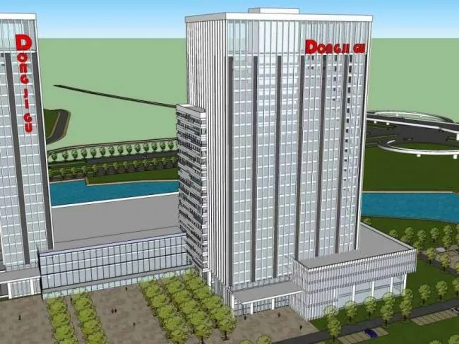Sketchup Office Model | High rise Office Building, Modern Style