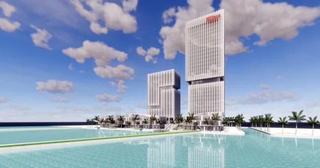 Sketchup Hotel Model | High rise Hotel, Commercial, Modern Style