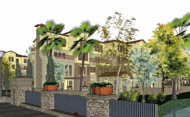 Sketchup Villa Model | Stacked Villa, Multi story Western House, Multi story Commercial Street, Spanish Style, Classical Style