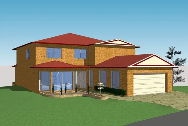 Sketchup Villa Model | Solo Villa, Simplified European Style, North American Style