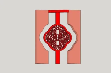 SketchUp Materials for Landscape Sculpture Models: Chinese Knot and Traditional Chinese Style Components-BIM WORLD