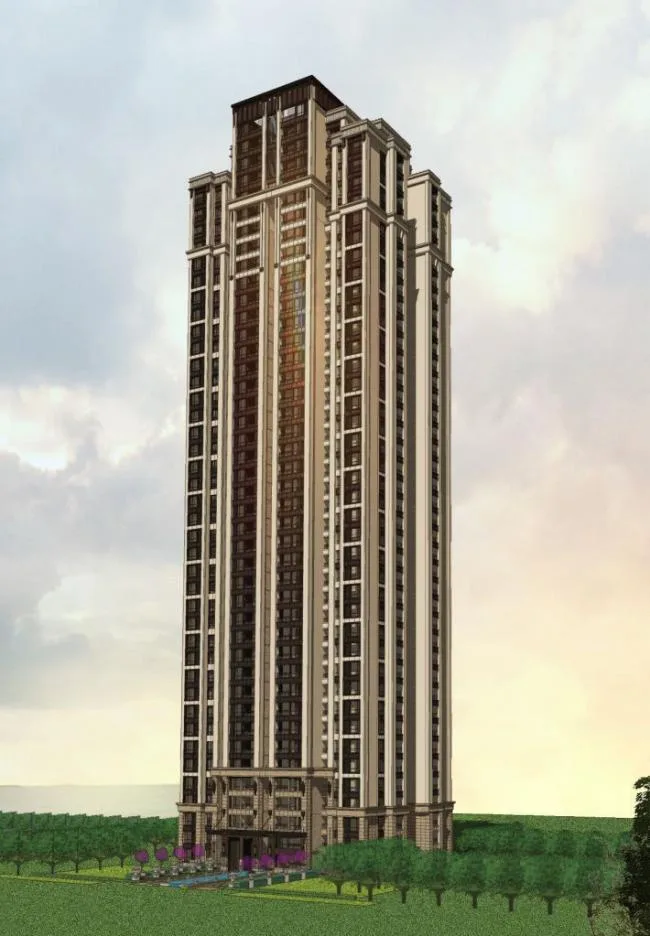 Sketchup Residential Model | Super high-rise residential buildings, residential buildings, classical style