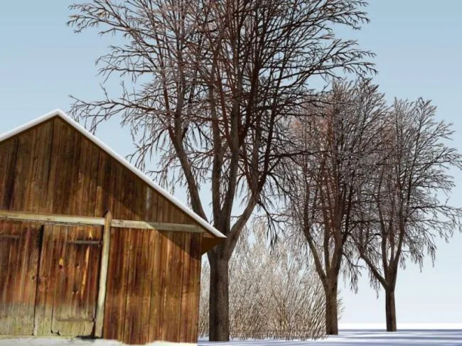 Sketchup Residential Model | Cabin, Modern Style