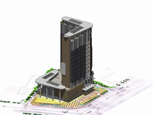 Sketchup Office Model | High rise Office Building, Modern Style