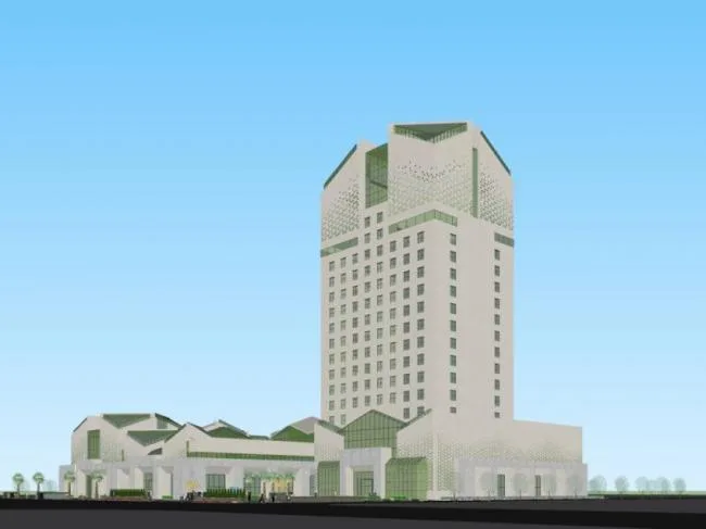 Sketchup Complex Model | Multi story Commercial Complex, Modern Style