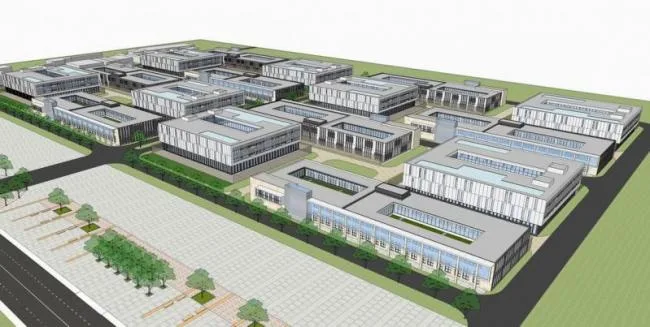 Sketchu Industrial Factory | Multi story Industrial Park, Modern Style, Factory Area, Industrial Park