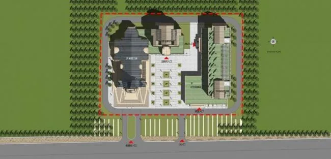 Sketchup Cultural Model | Multi-story Catholic Church, Cultural Architecture, European Style, Classical Style