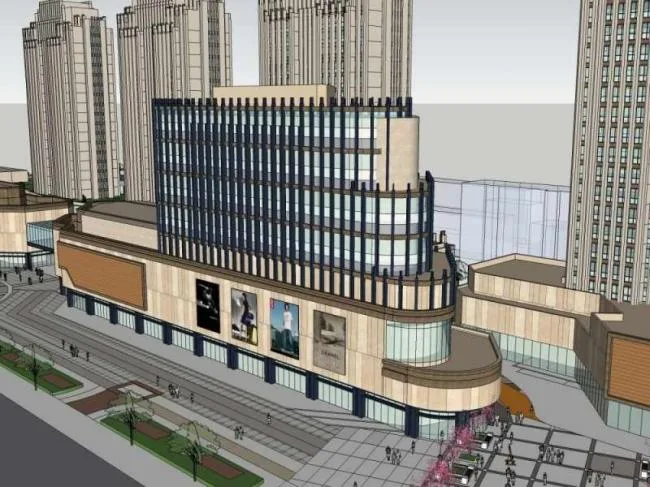 Sketchup Office Model | Office Building Design for a Headquarters Base, High Rise Office Building, Classical Style