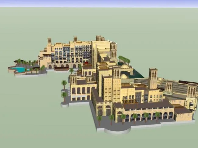 Sketchup Hotel Model | Multi story Hotel, Classical Style