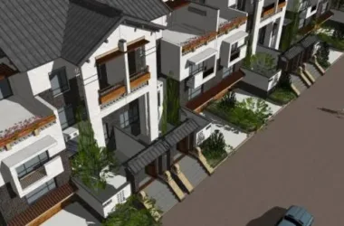 SketchUp Villa Model: Multi-Unit Residential Design in Modern Chinese Style-BIM WORLD