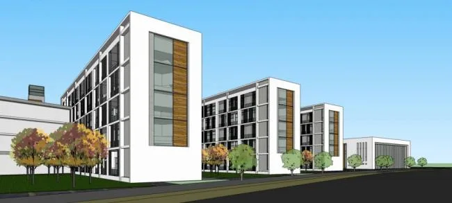 Sketchup School Model | Multi story School, Campus, Teaching Building, Educational Architecture, Modern Style