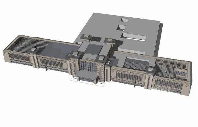 Sketchup Station Road and Bridge | Railway Station Facade Renovation, Station, Transportation Buildings