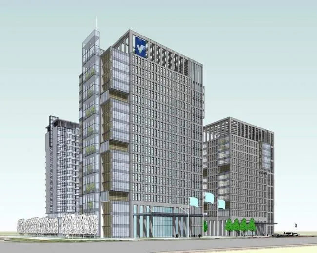 Sketchup Office Model | High Rise Office Building, Modern Style