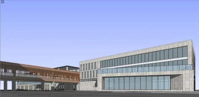 Sketchup School Model | Multi story School, Campus Educational Architecture, Modern Style