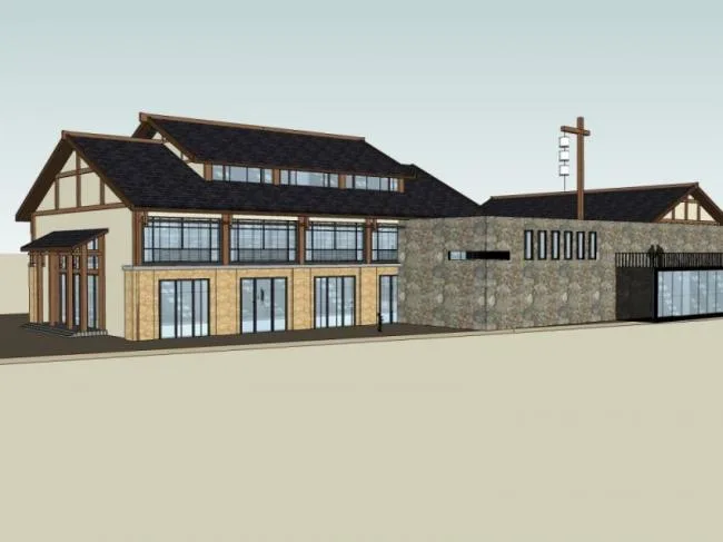 Sketchup Business Model | Clubhouse, Modern Chinese Style