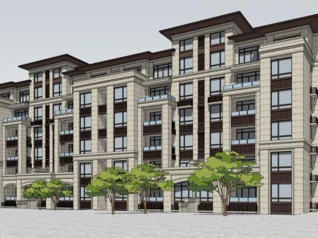 Sketchup Residential Model | Multi story Residence, Garden House, Residential Building, Classical Style