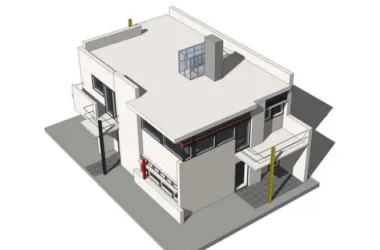Modern Multi-Story Residential Building Model in Utrecht | SketchUp Design-BIM WORLD