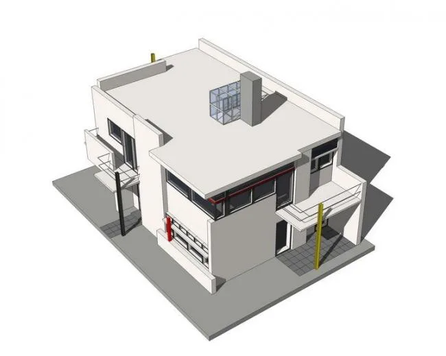 Modern Multi-Story Residential Building Model in Utrecht | SketchUp Design