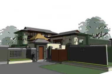 Modern Stacked Villa Design | SketchUp 3D Model-BIM WORLD