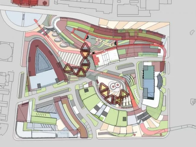 Sketchup Complex Model | Multi story Commercial Complex, Residential, Office, Modern Style