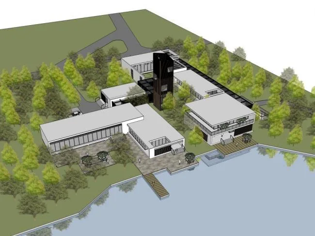 Sketchup Cultural Model | Visitor Center, Modern Style, Commercial, Entertainment and Leisure Facilities