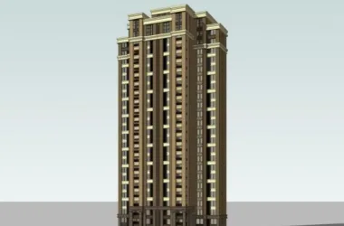 SketchUp Residential Models: High-Rise and Neoclassical Style Buildings-BIM WORLD