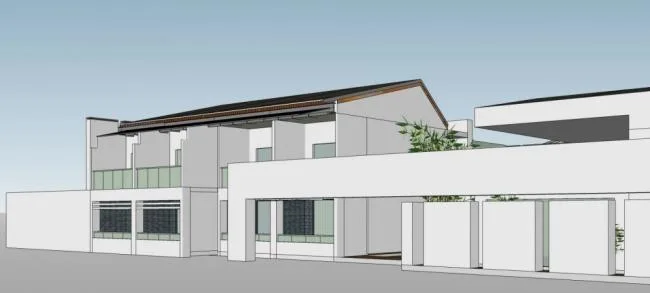 Sketchup Hotel Model | Multi story Conference Center, Hotel Office, Chinese Style