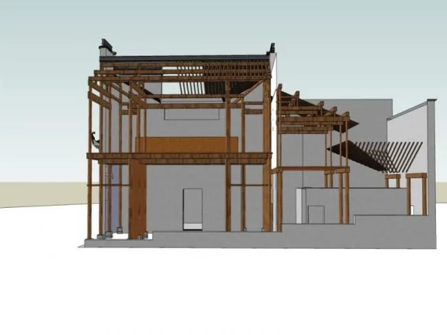 Sketchup Ancient Architecture Model | Multi story Ancient Residential Buildings, Ancient Architecture, Chinese Style