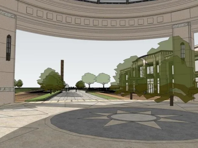 Sketchup Sketch Model | Pavilion, European Style, Sketch, Classical Style