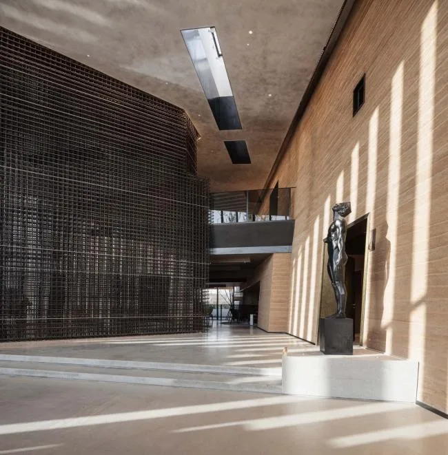 BIM architecture | Scattered 'folding fans' on the yellow floor: design of the tourist center/water stone in Zhengzhou Jianye Football Town