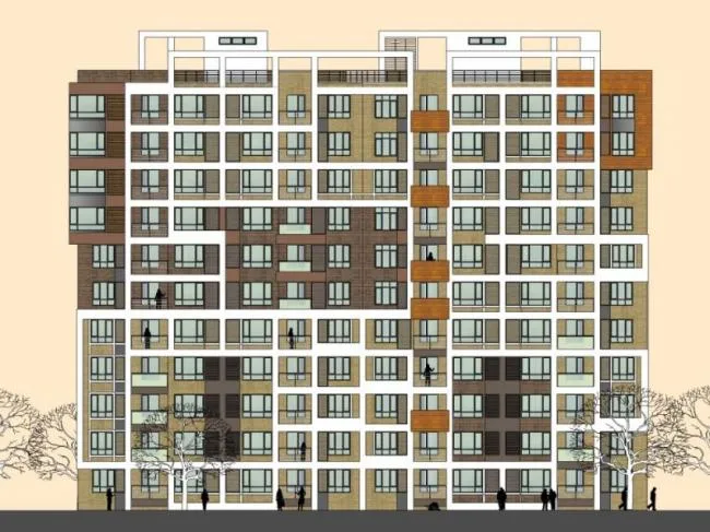 Sketchup Residential Model | High rise Residential Buildings, Modern Style