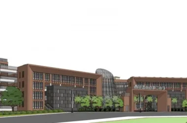 Modern Multi-Story School Campus Design in SketchUp-BIM WORLD