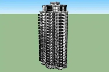 SketchUp Residential Models: High-Rise and Classical Style Buildings-BIM WORLD