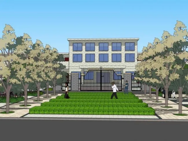 Sketchup Landscape Model | Street Landscape, Park Landscape, Street Park, Modern Style