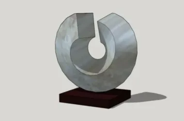 Modern Landscape Sculpture Materials for SketchUp Models-BIM WORLD