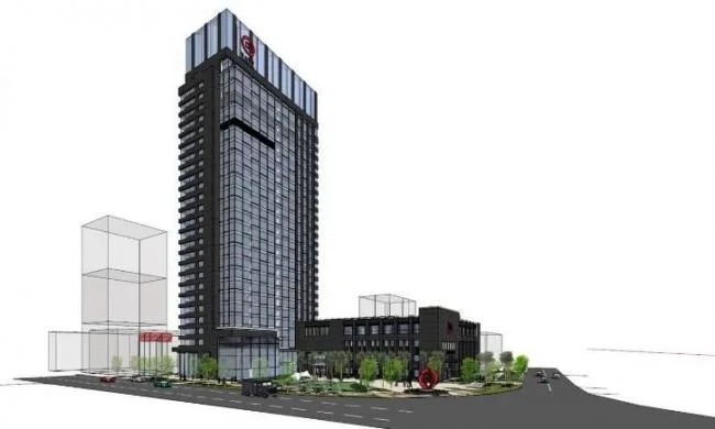 Sketchup Office Model | Huzhou Commercial Bank, High rise Office Building, Modern Style
