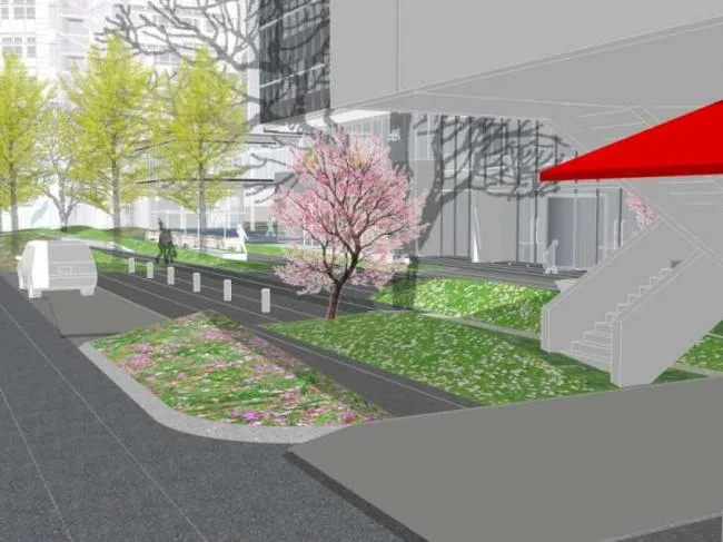 Sketchup Landscape Model | Multi story Residential Community Landscape, Modern Style