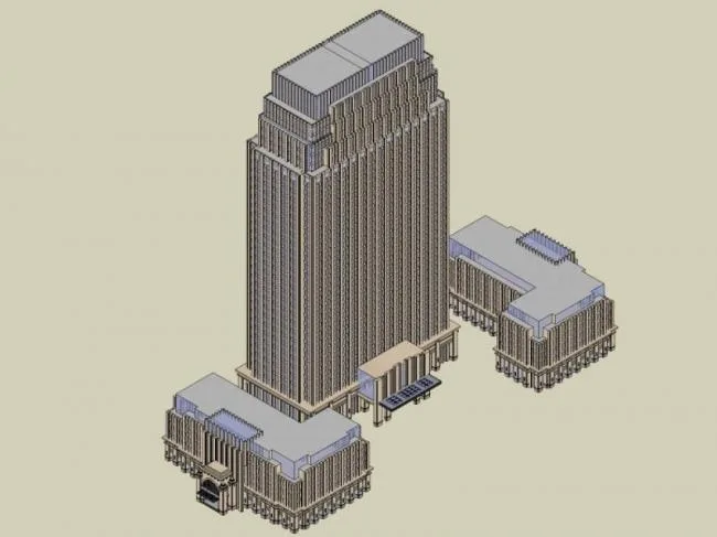 Sketchup Office Model | High rise Office Building, Modern Style