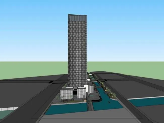 Sketchup Office Model | Super High rise Office Building, Office Building, Modern Style