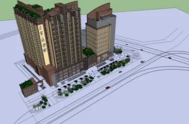 SketchUp Residential Models: High-Rise Apartments and Classic-Style Buildings-BIM WORLD