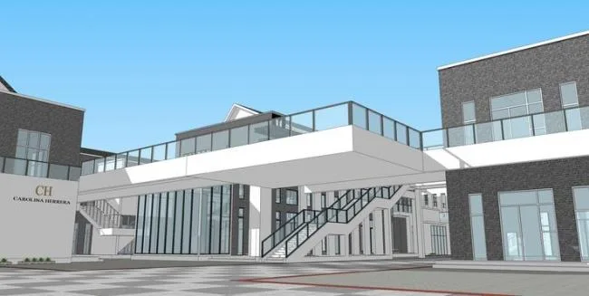 Sketchup Business Model | Old Factory Renovation Commercial Street, New Chinese Style