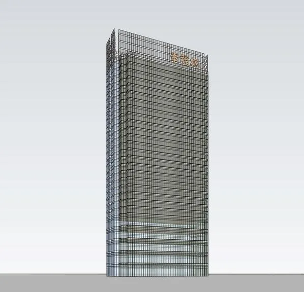 Sketchup Office Model | Super High rise Office Building, Modern Style